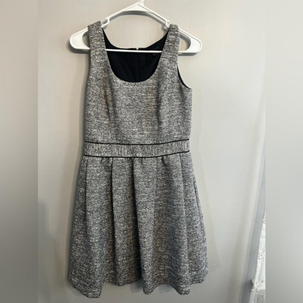 Tommy Hilfiger Navy With White Pattern‎ Fit & Flare Dress Women's Size 4